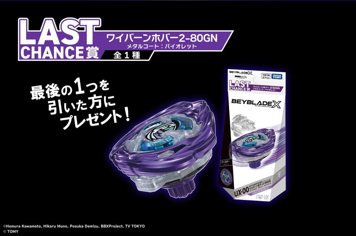 UX-00 Hover Wyvern 2-80GN Metallic Coat: Violet DMM Kuji Last Chance Prize