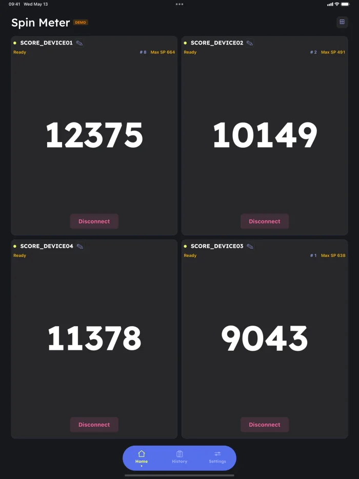 Spin Meter iPad screenshot 1