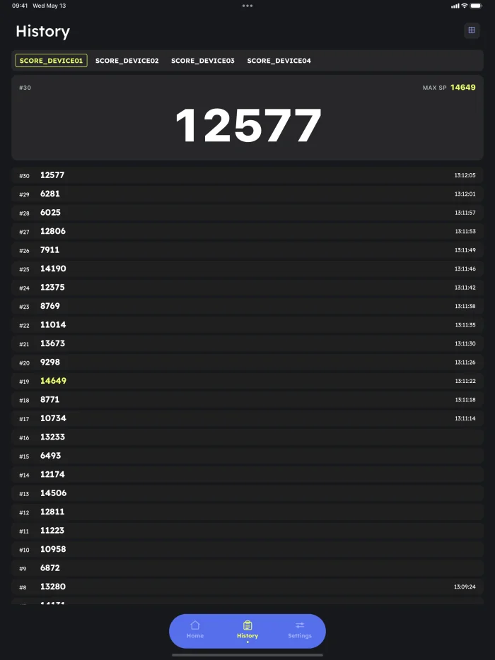 Spin Meter iPad screenshot 4