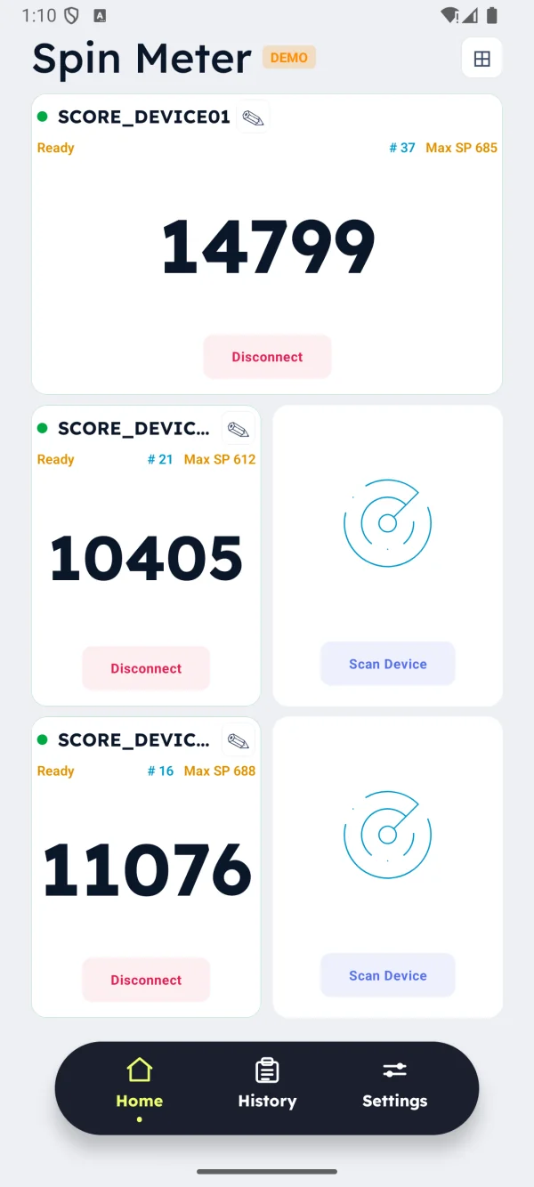 Spin Meter Android phone screenshot 1