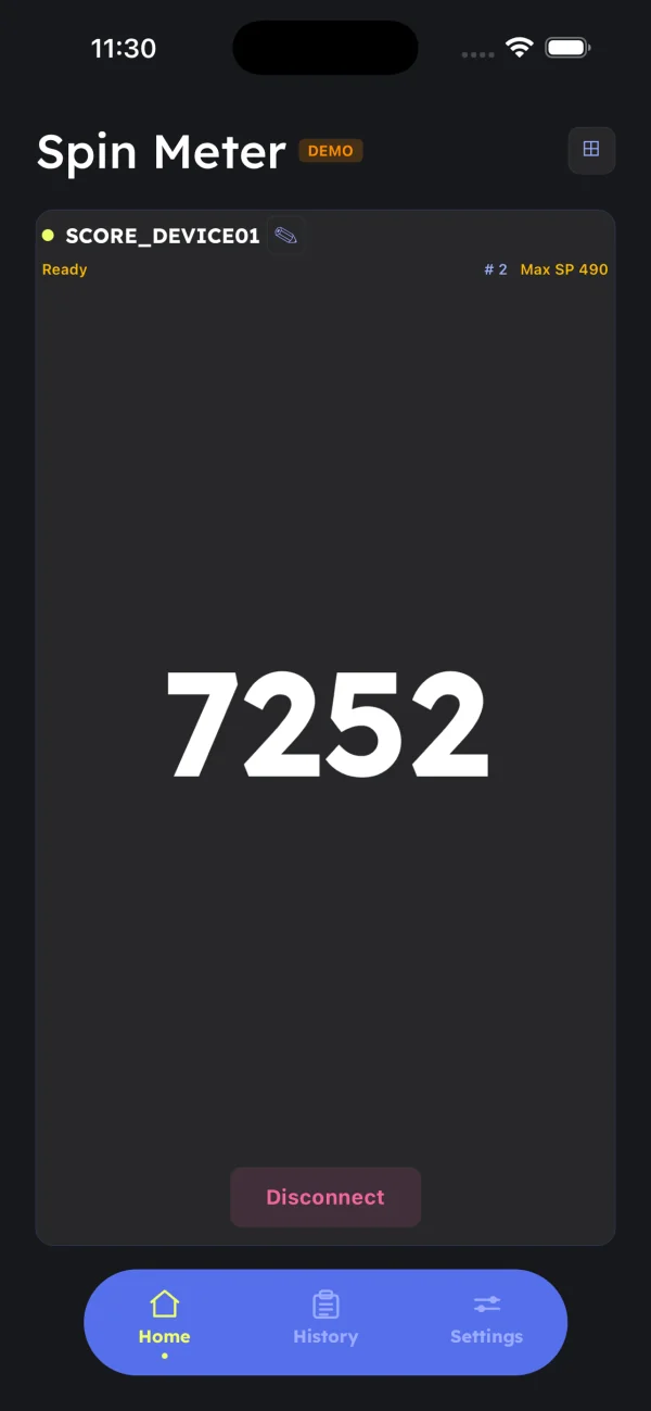 Spin Meter iPhone screenshot 1