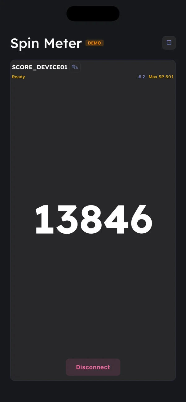 Spin Meter iPhone screenshot 3